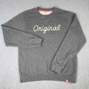 Chick Fil A Sweatshirt Sz L Original Chicken Chainstitch Pullover Crewneck READ